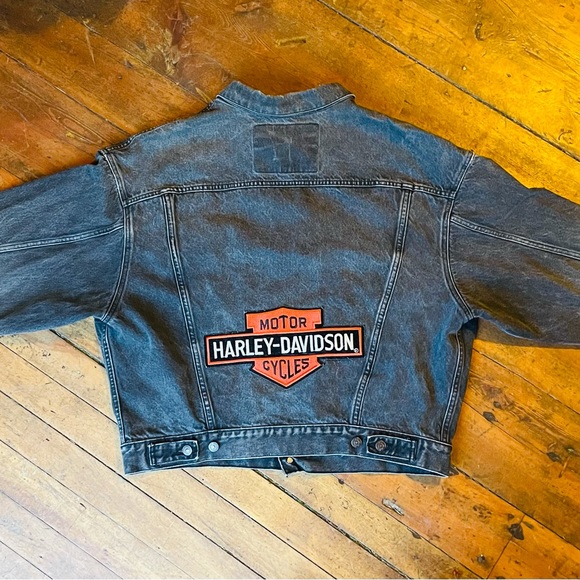 Vintage Levi’s jacket, black wash size large - Picture 3 of 4